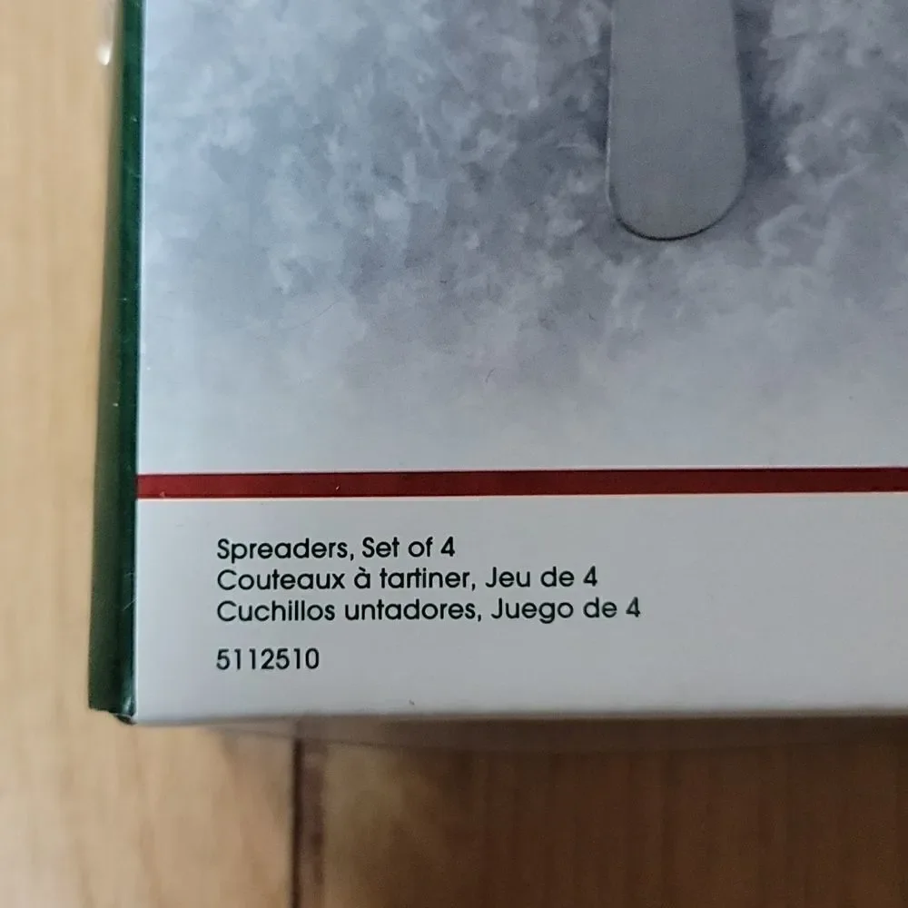 *HOST PICK* PFALTZGRAFF WINTERBERRY 4 PIECE HOLIDAY SPREADER SET - NEW!